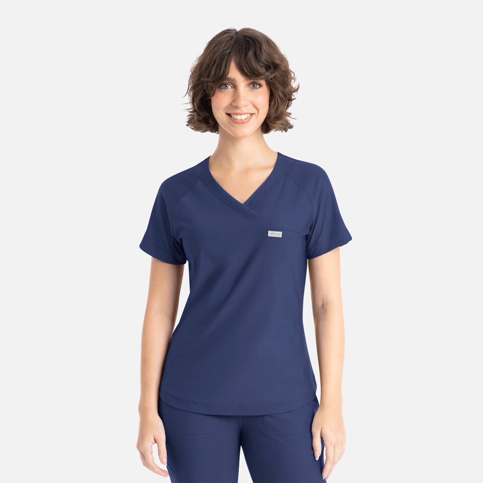 Embrace-by-Maevn_2502-Luna-TuckableY-NeckTop-Navy-NVY-01-Maevn-Scrubs Embrace by Maevn 2502 Luna TuckableY NeckTop Navy NVY 01 Maevn Scrubs