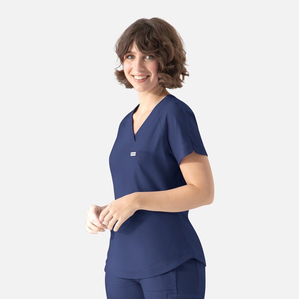 Embrace-by-Maevn_2502-Luna-TuckableY-NeckTop-Navy-NVY-03-Maevn-Scrubs Embrace by Maevn 2502 Luna TuckableY NeckTop Navy NVY 03 Maevn Scrubs