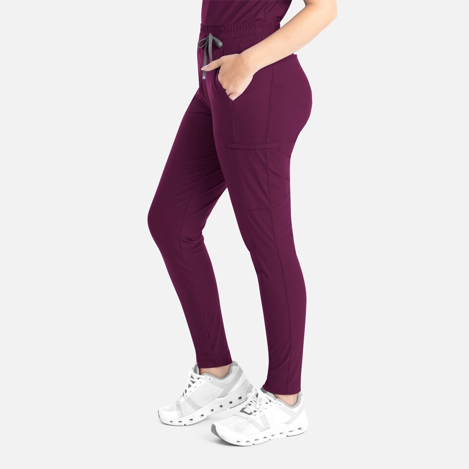 Embrace-by-Maevn_2902-Mia-TaperedLegPant-Wine-WIN-03-Maevn-Scrubs Embrace by Maevn 2902 Mia TaperedLegPant Wine WIN 03 Maevn Scrubs
