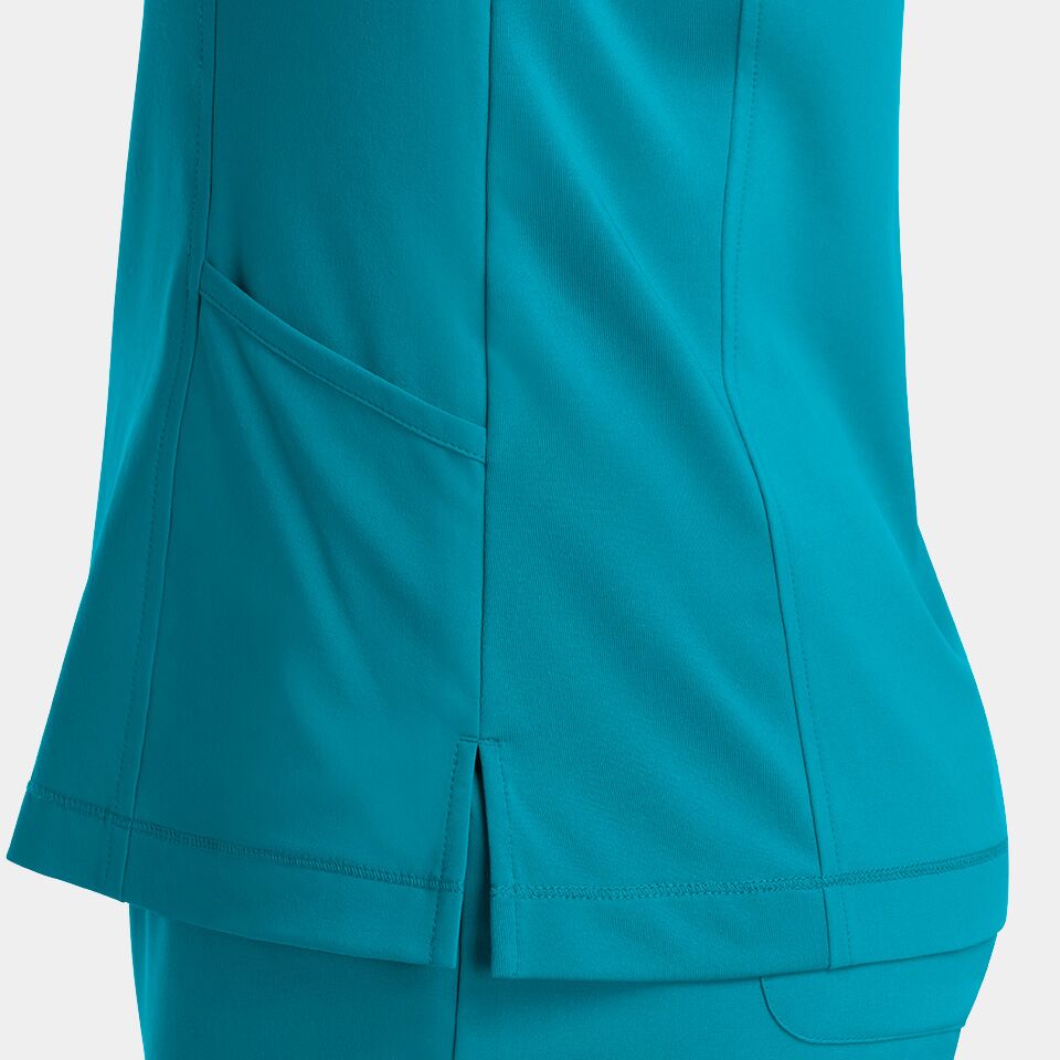Epic-by-IRG_4802-WomensNotchedNeckTop-Teal-TEL-04-IRG-Scrubs
