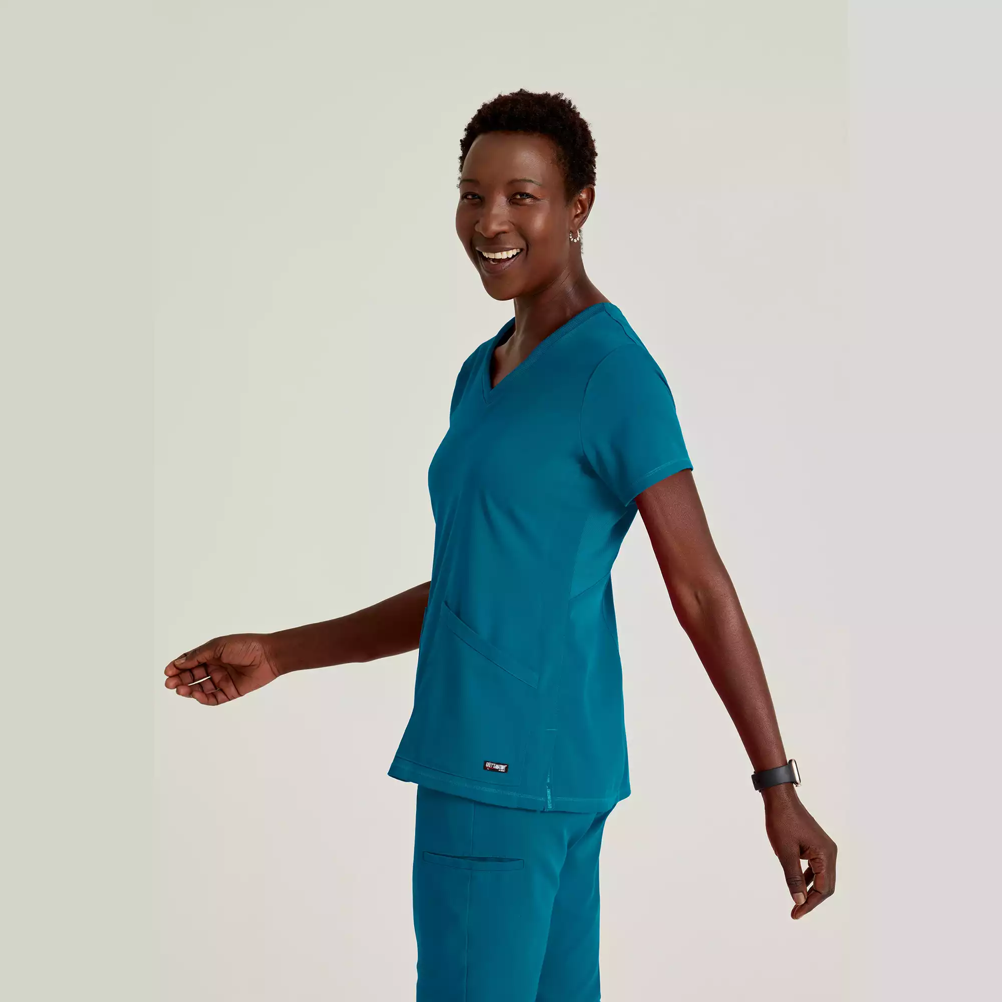 Womens-V-Neck-Antimicrobial-Scrub-Top-GRST045-Bahama-03.webp