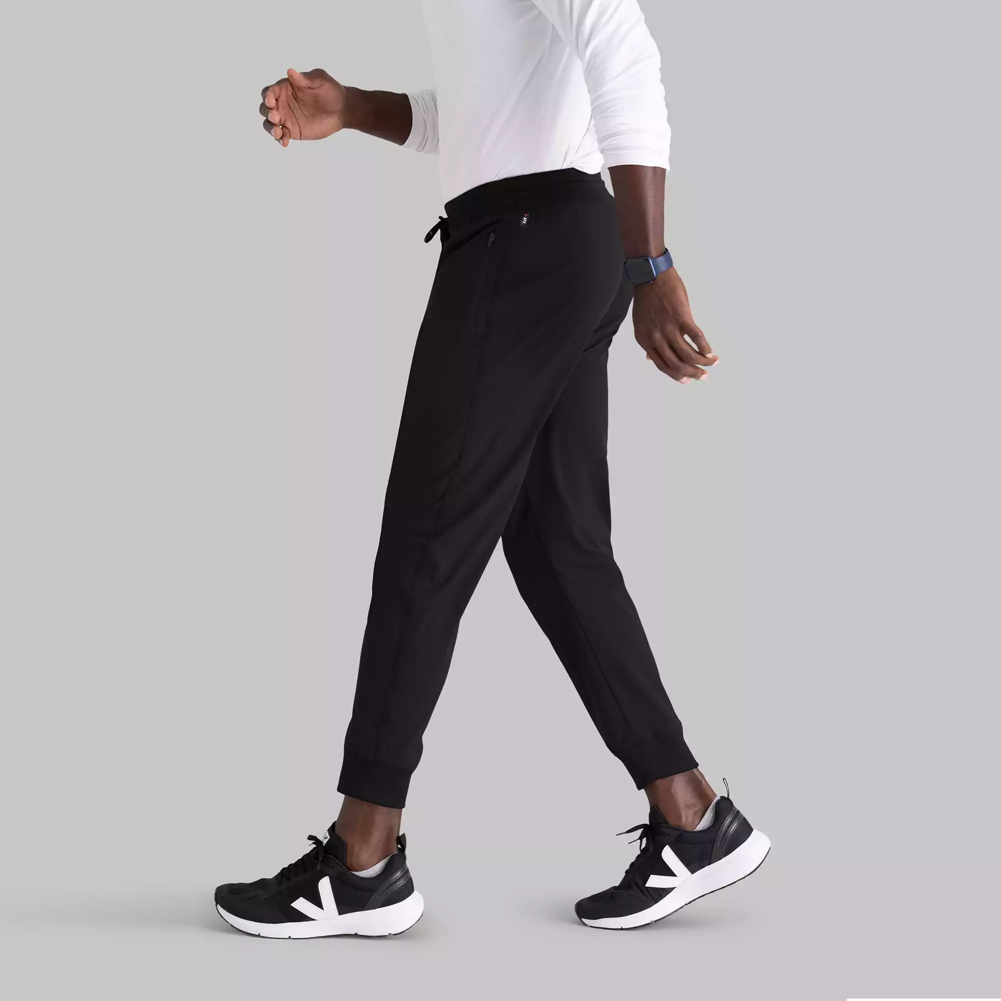 Mens-Zip-Fly-5-Pocket-Jogger-Scrub-Pant-GRSP550-Black-04.webp Mens Zip Fly 5 Pocket Jogger Scrub Pant GRSP550 Black 04