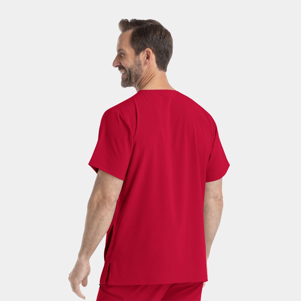 Epic-by-IRG_4851-MensV-NeckTop-Red-RED-02-IRG-Scrubs.jpg Epic by IRG 4851 MensV NeckTop Red RED 02 IRG Scrubs