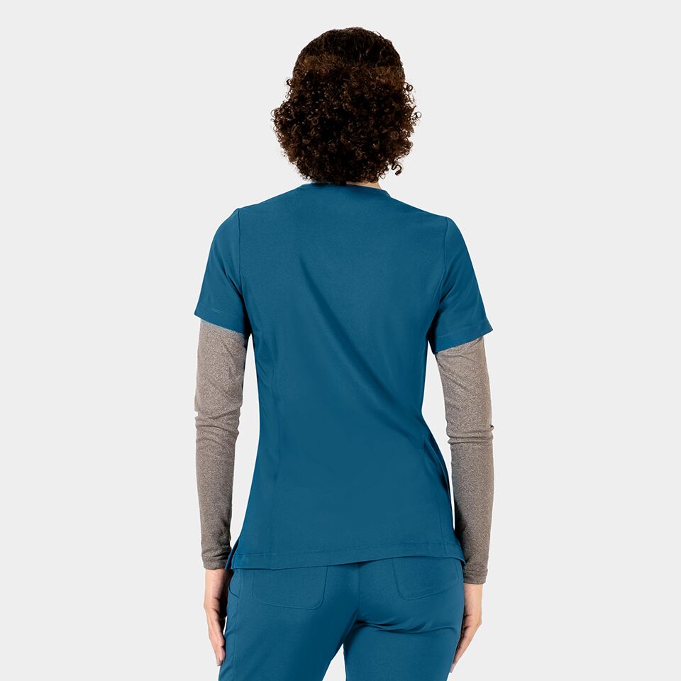 Epic-by-IRG_4801-WomensV-NeckTop-CaribbeanBlue-CRB-02-IRG-Scrubs Epic by IRG 4801 WomensV NeckTop CaribbeanBlue CRB 02 IRG Scrubs