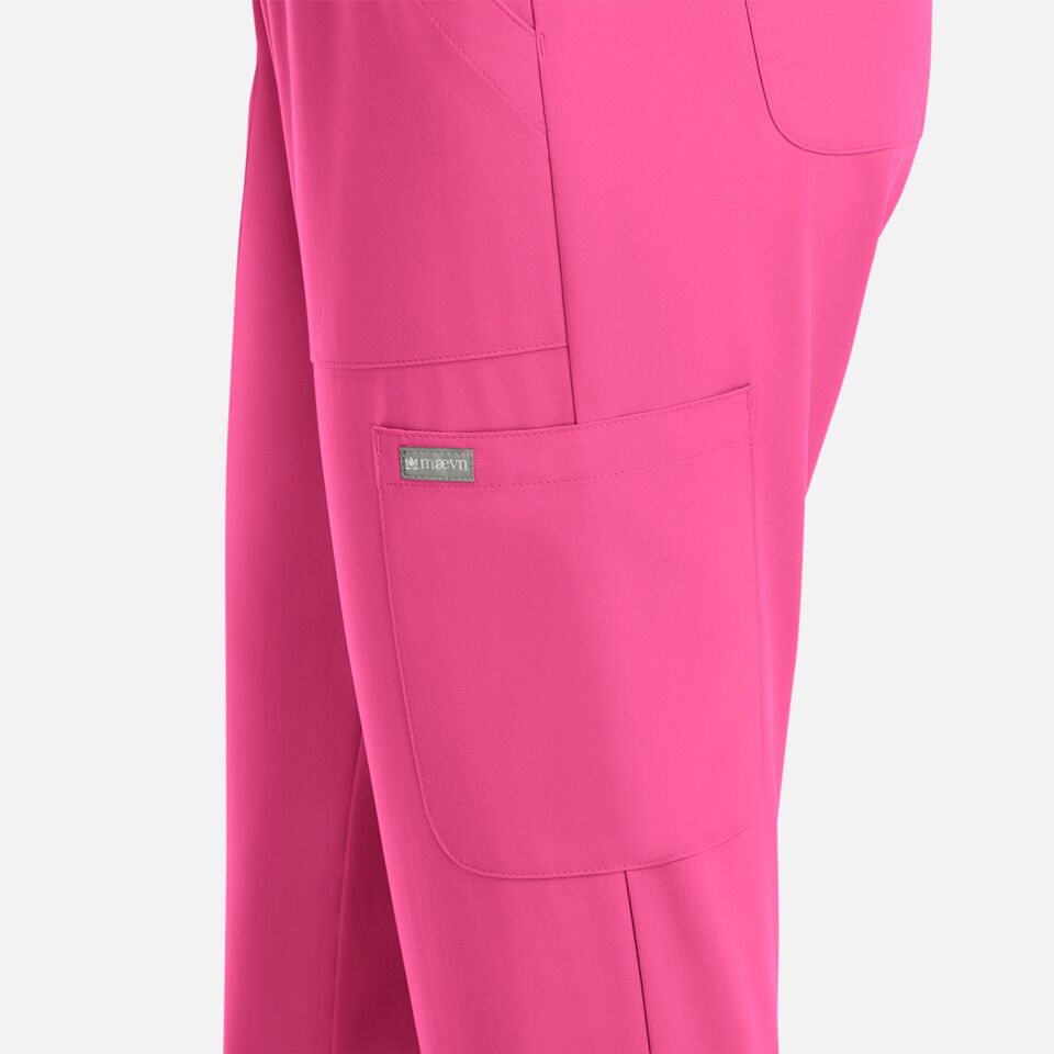 Momentum-by-Maevn_5091-WomensFullElasticPullonPant-HotPink-HPK-04-Maevn-Scrubs.jpg Momentum by Maevn 5091 WomensFullElasticPullonPant HotPink HPK 04 Maevn Scrubs