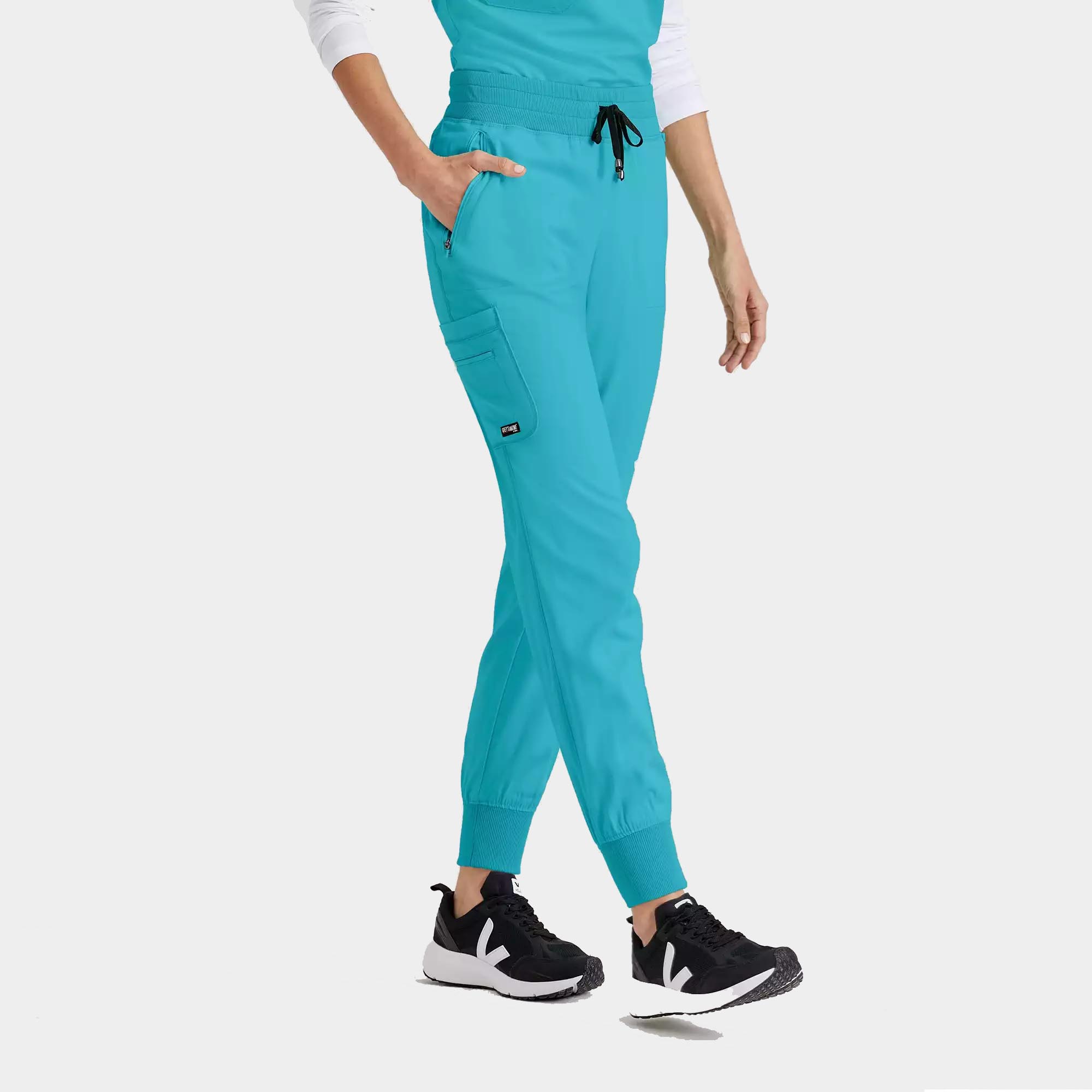 Greys-Anatomy-Spandex-Stretch-Eden-Jogger-5-Pocket-Scrubs-GRSP537-Teal-03.jpg Greys Anatomy Spandex Stretch Eden Jogger 5 Pocket Scrubs GRSP537 Teal 03