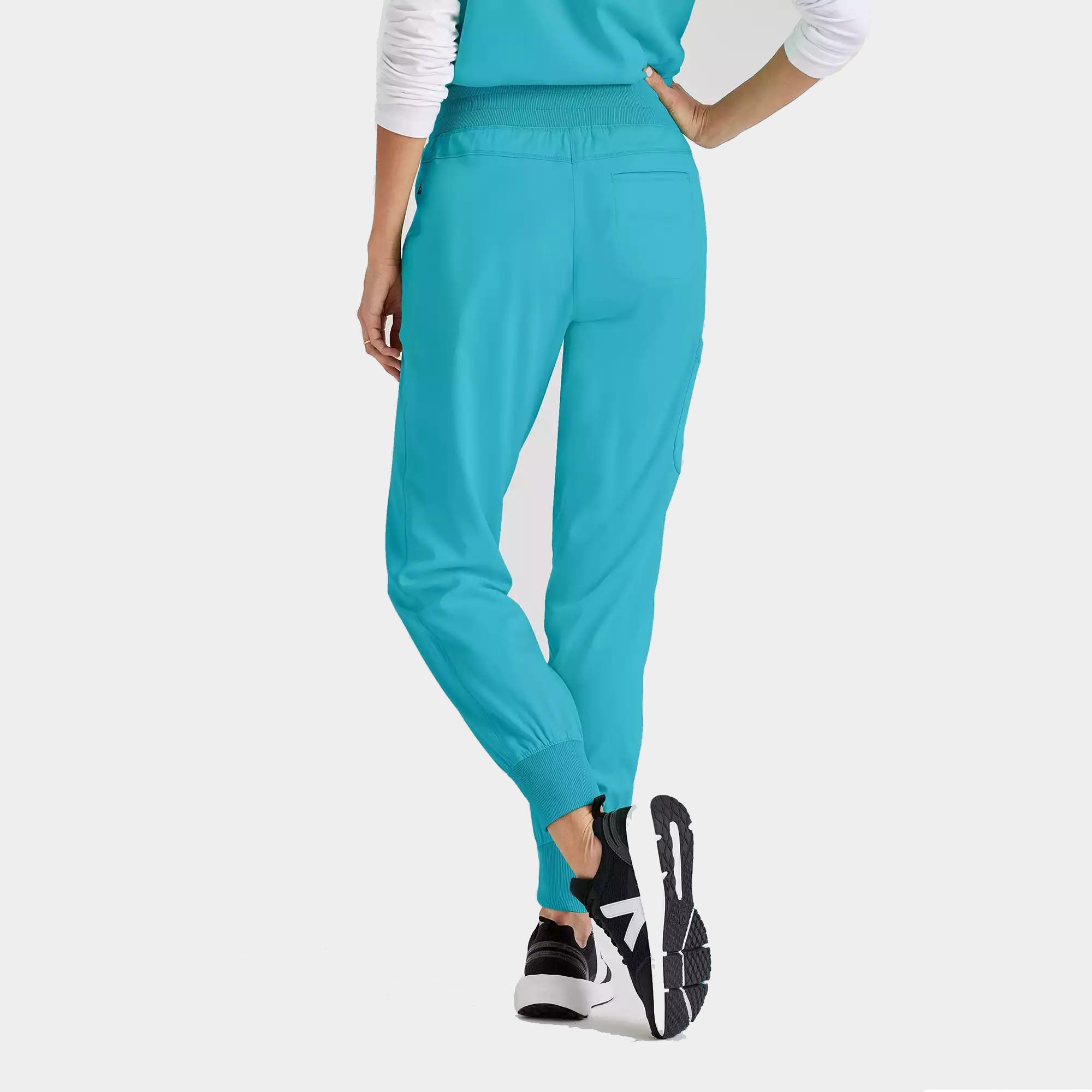 Greys-Anatomy-Spandex-Stretch-Eden-Jogger-5-Pocket-Scrubs-GRSP537-Teal-04.jpg Greys Anatomy Spandex Stretch Eden Jogger 5 Pocket Scrubs GRSP537 Teal 04