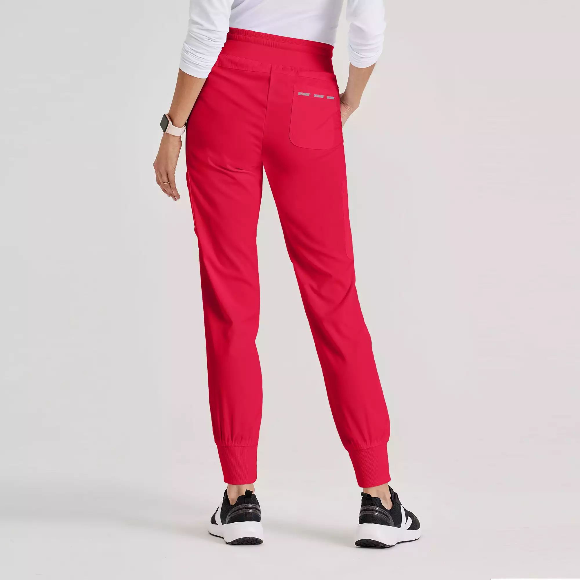 Womens-Double-Cargo-Jogger-Scrub-Pants-with-Elastic-Waistband-GRSP527-Scarlet-Red-03.webp Womens Double Cargo Jogger Scrub Pants with Elastic Waistband GRSP527 Scarlet Red 03