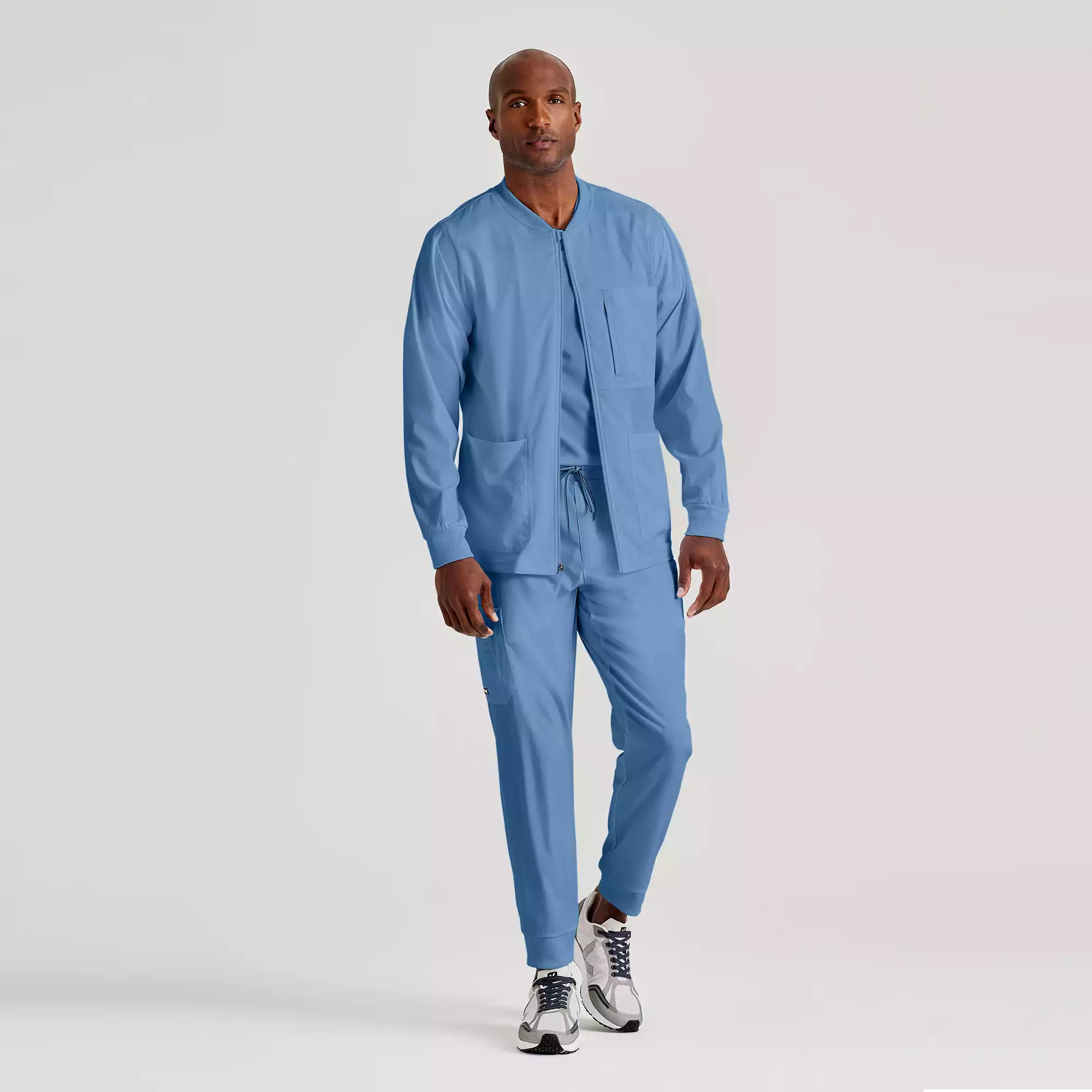 Mens-Antimicrobial-Warm-Up-Scrub-Jacket-GRSW871-Ciel-Blue-02.webp Mens Antimicrobial Warm Up Scrub Jacket GRSW871 Ciel Blue 02