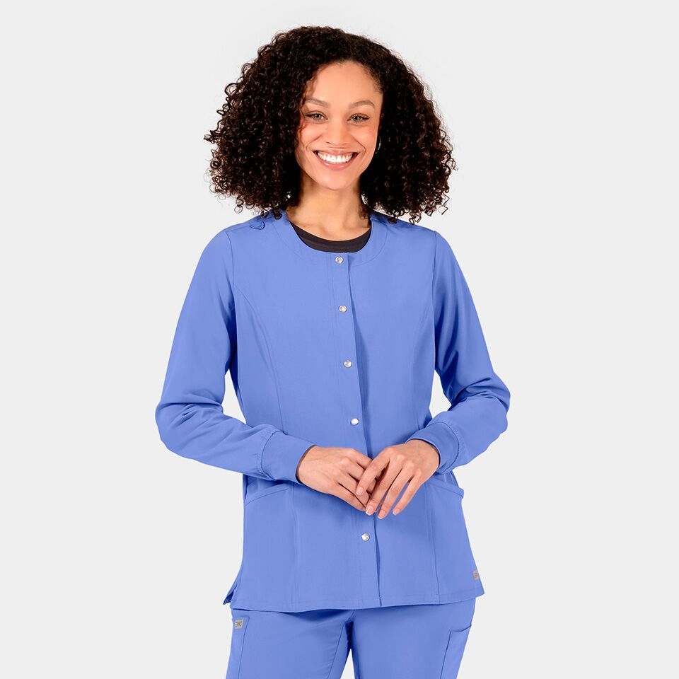Epic-by-IRG_4811-WomensSnapJacket-CeilBlue-CBL-01-IRG-Scrubs