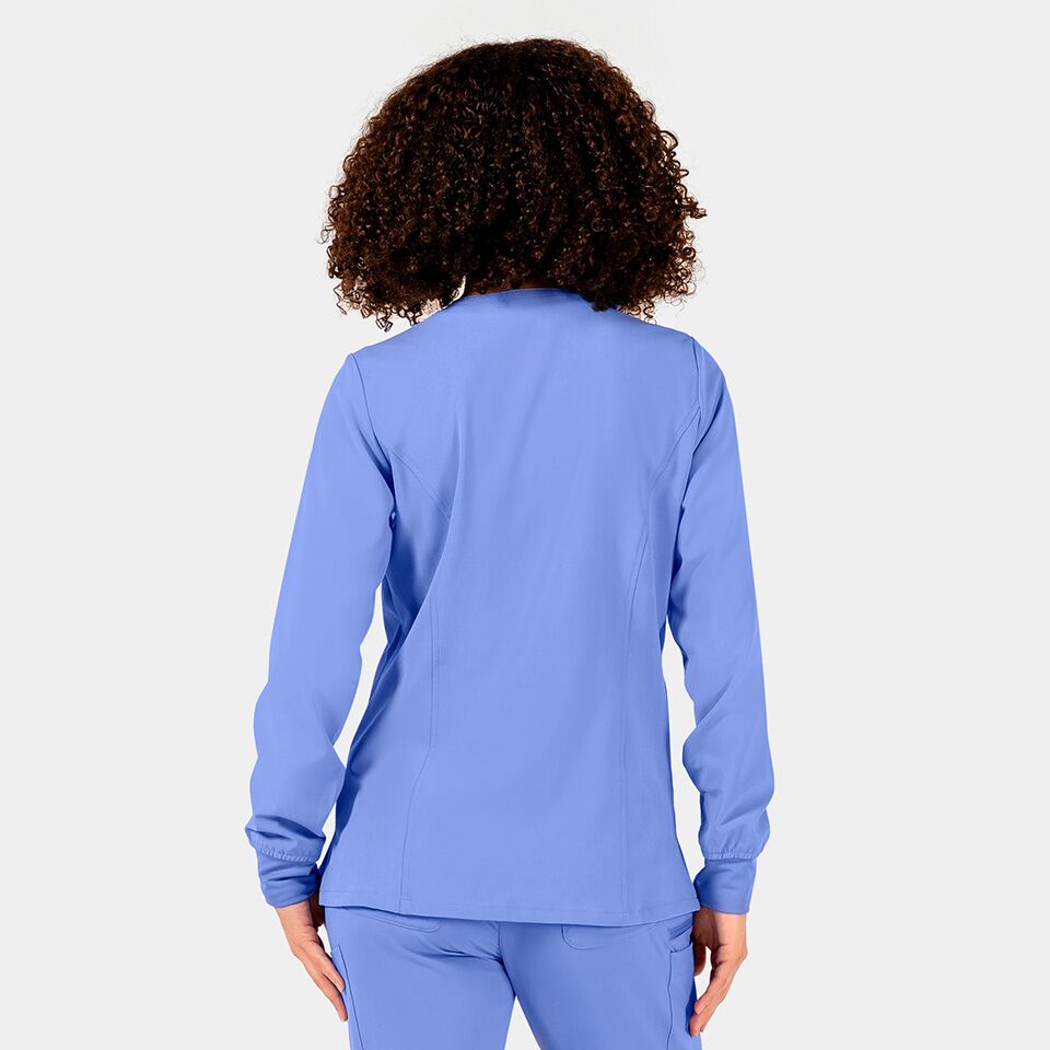 Epic-by-IRG_4811-WomensSnapJacket-CeilBlue-CBL-02-IRG-Scrubs