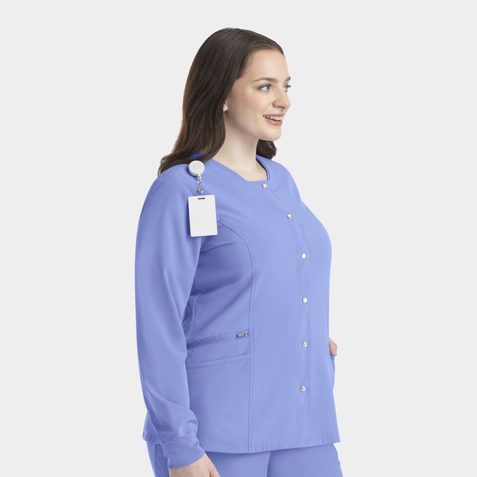 Epic-by-IRG_4811-WomensSnapJacket-CeilBlue-CBL-06-IRG-Scrubs