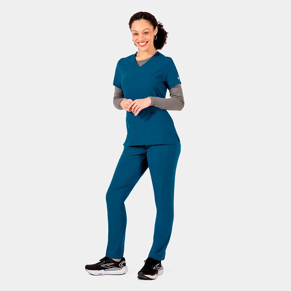 Epic-by-IRG_4801-WomensV-NeckTop-CaribbeanBlue-CRB-06-IRG-Scrubs